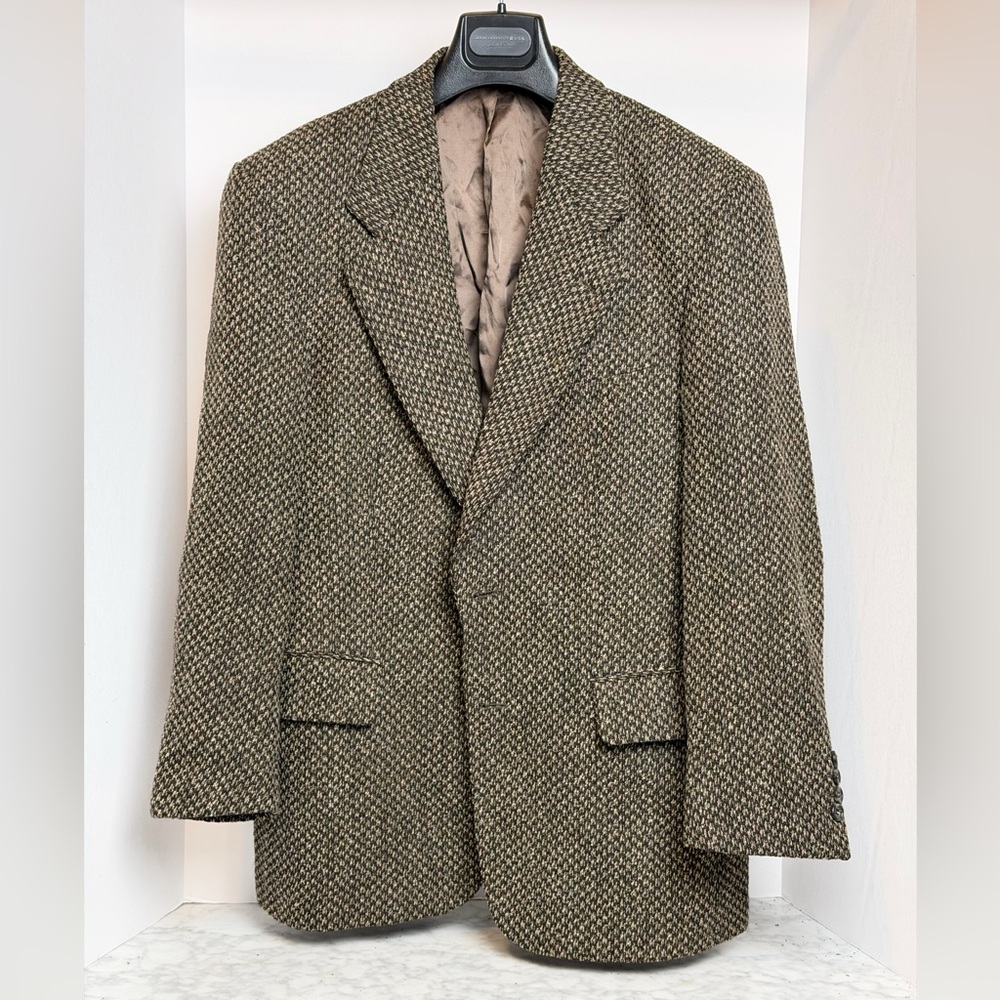 Hugo Boss Brown Herringbone Jacket